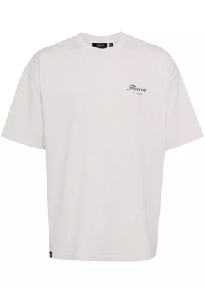 FIVE CM logo-print cotton T-shirt - Grey