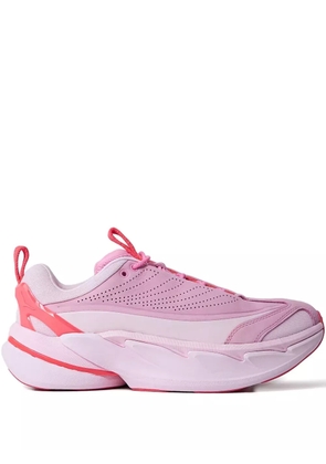 HOKA Elevon X perforated lace-up trainers - Pink