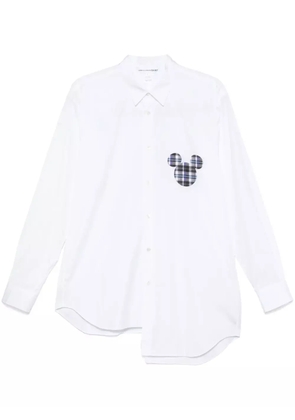 Comme Des Garçons Shirt x Disney Mickey-print shirt - White