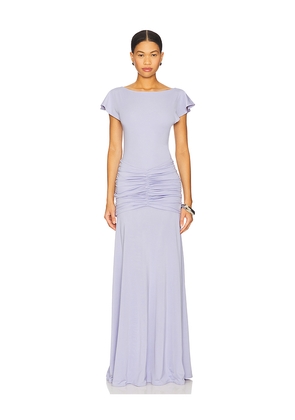OW Collection x REVOLVE Gaia Maxi Dress in Blue. Size S. Also in L, M, XS.