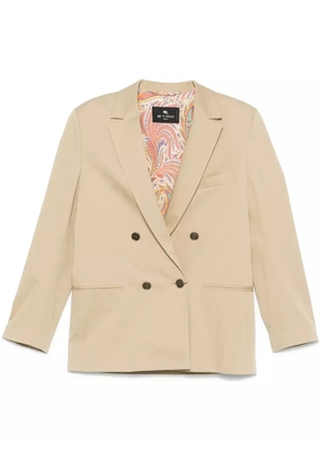 ETRO notched-lapels blazer - Neutrals