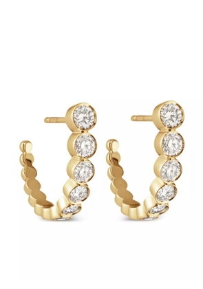 Sophie Bille Brahe 18kt yellow gold diamond hoop earrings