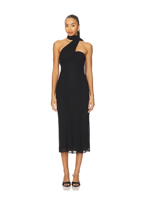 Lovers and Friends Willow Midi Dress in Black. Size L. Also in M, S, XL, XS, XXS.