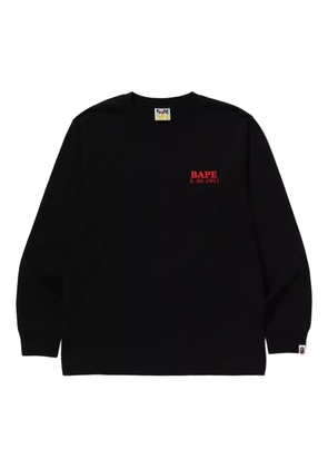 A BATHING APE® long-sleeve graphic T-shirt - Black