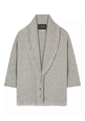 Alanui Finest fringed cardigan - Grey