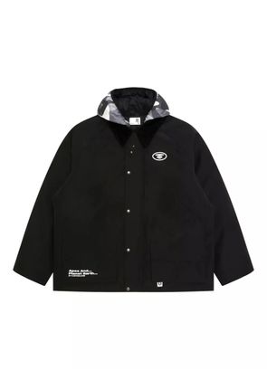 AAPE BY *A BATHING APE® camouflage-pattern hooded jacket - Black