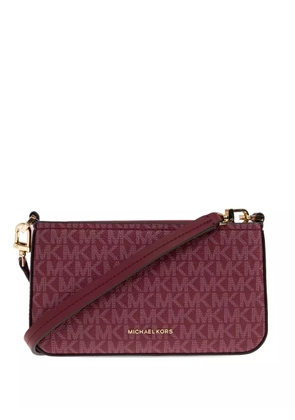 Michael Michael Kors small Bryant monogram chain-strap shoulder bag - Red