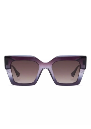 GIGI STUDIOS Kendal geometric acetate sunglasses - Purple
