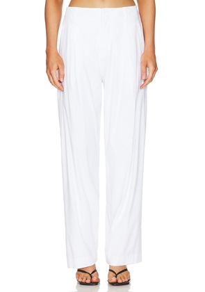 Rag & Bone Donovan Linen Pant in White. Size 0. Also in 4.
