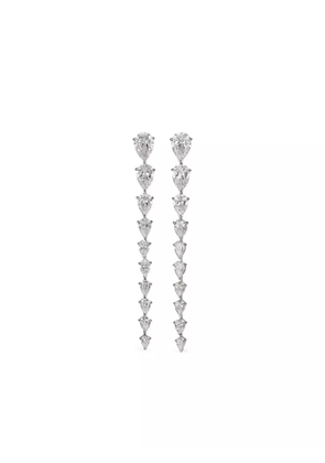 Anabela Chan 14K white gold Diamond Nova earrings - Silver