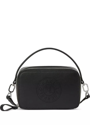 Karl Lagerfeld logo-debossed crossbody bag - Black