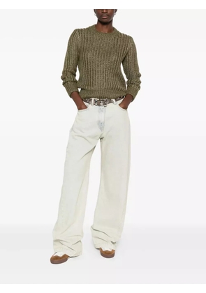 Peserico open-knit crew-neck sweater - Green