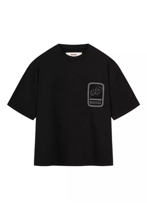 ROUGH. Olive Emblem T-shirt - Black