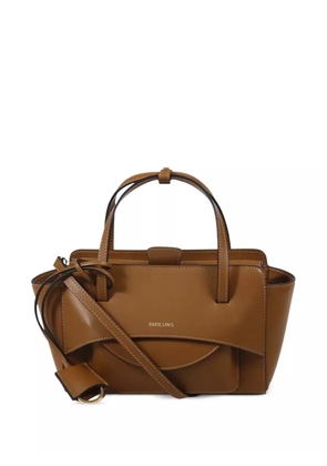HIDESINS small Flap tote bag - Brown