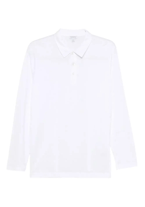 Sunspel buttoned polo shirt - White
