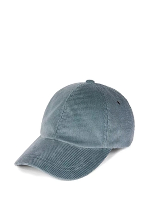 Paul Smith corduroy striped-strap cap - Blue