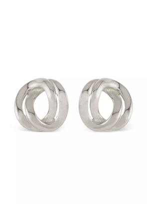 Monet Pre-Owned chain link earrings - Silver