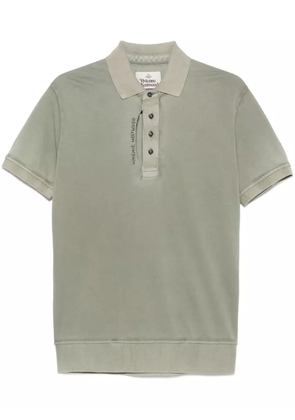 Vivienne Westwood garment-dyed piqué polo shirt - Green