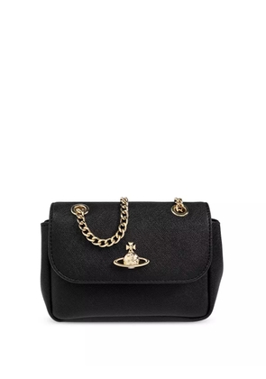 Vivienne Westwood Orb-plaque shoulder bag - Black