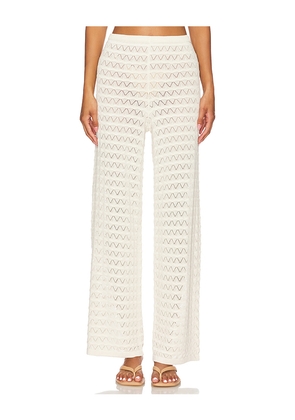 Runaway The Label Loui Pant in Ivory. Size L. Also in XL/1X, XS.
