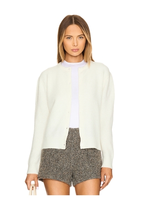 SAMSOE SAMSOE Nor Short Cardigan in Cream. Size S. Also in XL.