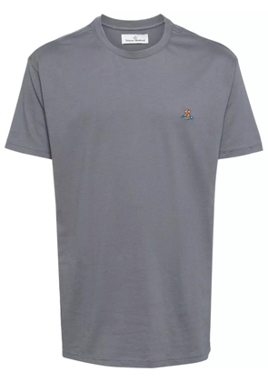 Vivienne Westwood Orb-embroidered T-shirt - Blue