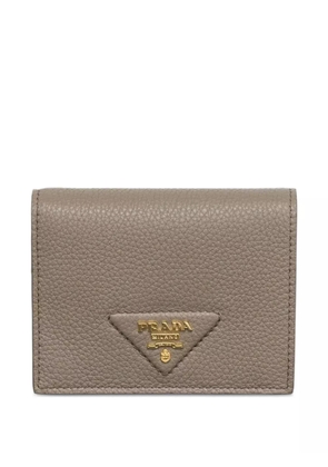 Prada small triangle-logo wallet - Neutrals