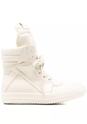 Rick Owens lace-up zip-fastening sneakers - Neutrals