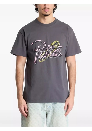 PATTA Pinned graphic-print T-shirt - Grey