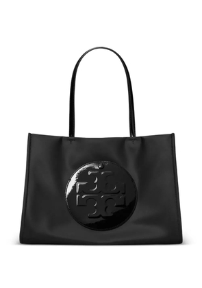 Tory Burch small Ella logo-embossed tote bag - Black