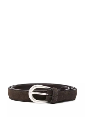 ERALDO suede belt - Brown