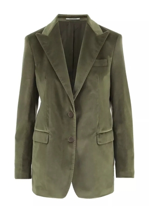 Tagliatore peak-lapels single-breasted blazer - Green