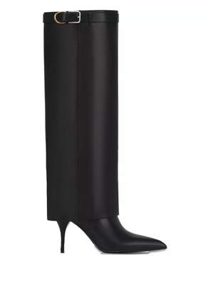 POTAMY leather knee-high boots - Black