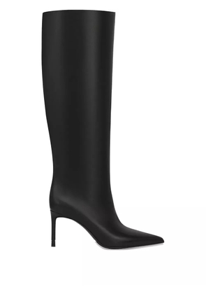 POTAMY leather knee-high boots - Black