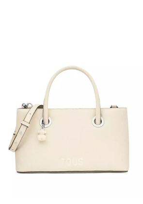 TOUS medium Poppy bear-charm top-handle bag - Neutrals