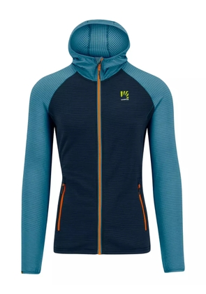 KARPOS Ambrizzola textured hooded zip-up jacket - Blue