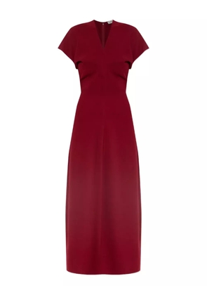 ANINE BING Zadig V-neck midi dress - Red