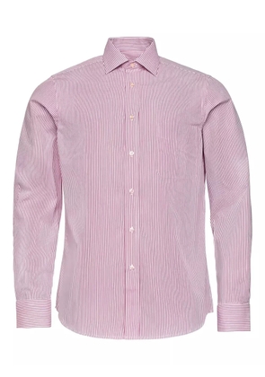 LOJA DAS MEIAS striped cotton shirt - White