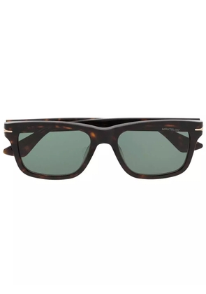 Montblanc tortoiseshell sunglasses - Brown