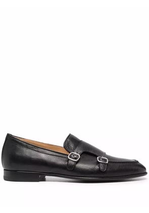 Scarosso Ernesto buckle-detail monk shoes - Black