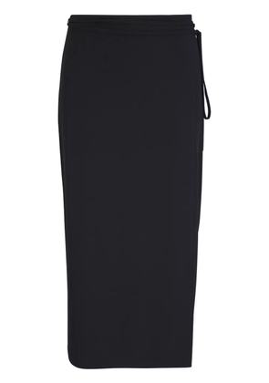 Vince tie-fastening wrap midi skirt - Black