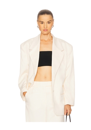 REMAIN Oversized Blazer in Beige. Size 38. Also in 36, 40.