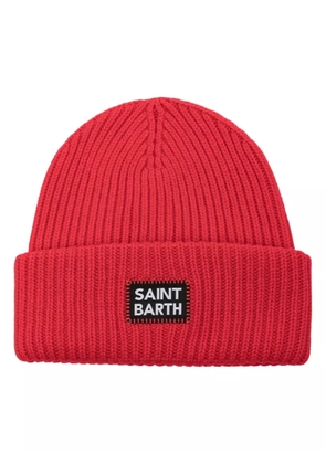 MC2 Saint Barth Berry beanie hat - Red