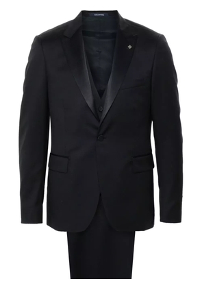 Tagliatore satin-trim dinner suit - Blue