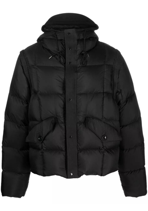 Ten C padded hooded jacket - Black