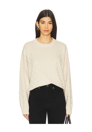 PISTOLA Steph Crew Neck Sweater in Ivory. Size L. Also in M, S, XS.