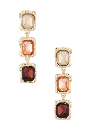 petit moments Glow Earrings in Brown.