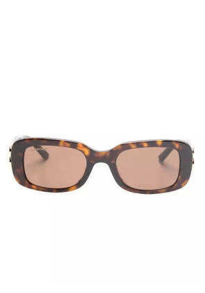 Balenciaga Eyewear rectangle-frame sunglasses - Brown