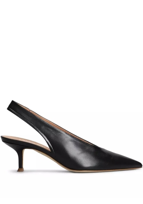 Lella Baldi leather slingback pumps - Black