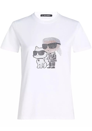 Karl Lagerfeld Ikon Choupette T-shirt - White